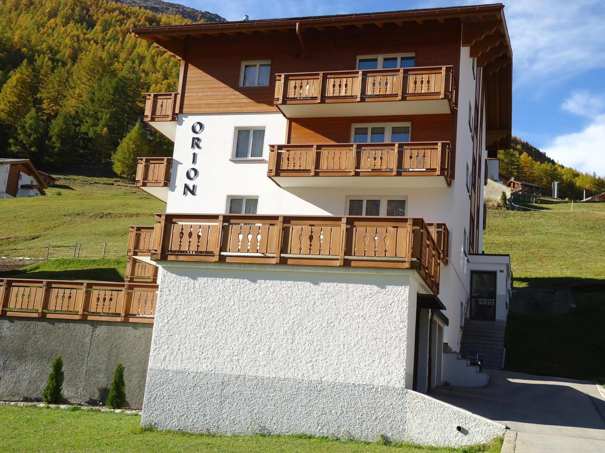 Apartmán Haus Orion Saas Fee Exteriér fotografie